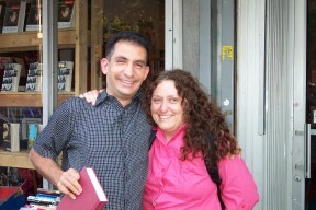 Chris with writer and musician Karen Michalson