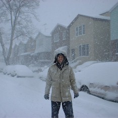 Chris left the APA conference and got home just in time...